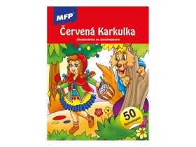 Omalovánky se samolepkami A5, 24 stran - Červená Karkulka 2
