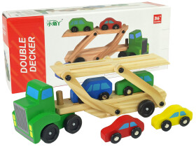 Mamido Dřevěný kamion s autíčky