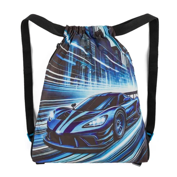 Bagmaster SÁČEK LUMI 26 C školní na přezůvky / tělocvik – auto Modrá 1.5 l 230437