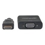 Renkforce RF-5234038 USB-C® / HDMI kabelový adaptér [1x USB-C® zástrčka - 1x HDMI zásuvka] černá stínění pletivem 0.15 m