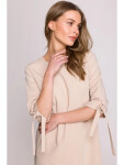 Dámské šaty S393 béžové - Stylove L