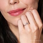 Royal Fashion prsten 14k zlato Vermeil GU-DR8347R-ROSEGOLD-TOPAZ Velikost: 6 (EU: 51-53)