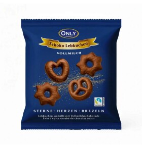 ONLY perníky v mléčné čokoládě 400g