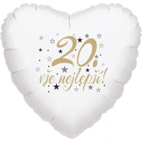 20. narozeniny balónek srdce Balonky.cz 20. narozeniny balónek srdce Balonky.cz