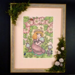 Antistresové omalovánky I Believe in Fairies, omalovánkové pohlednice, Klára Marková