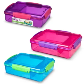 Sistema Lunch Snack Attack Duo Dělený svačinový box s 2 oddělenými přihrádkami 975 ml mix (9414202414823)