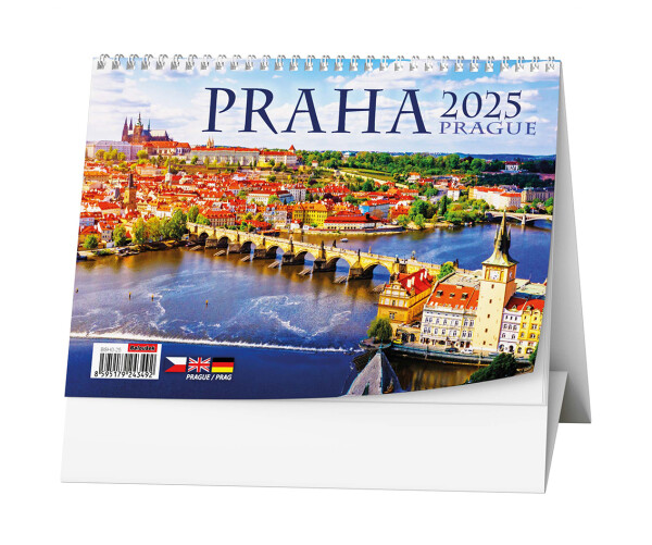 Praha 2025 stolní kalendář