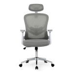Kancelářská židle, houpací mechanismus, šedá, KA-K2031 GREY