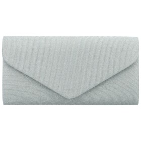 Elegantní dámské psaníčko Moon Akima, stříbrné