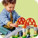 LEGO LEGO® DUPLO® 10426 Železniční most a koleje – rozšiřující sada