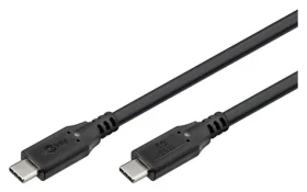 Goobay USB-C na USB-C černá / Kabel / USB 3.2 Gen 1 / 5 Gbit/s / PD 60 W / 1,5 m (74727)