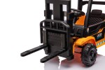 Mamido Dětský elektrický vysokozdvižný vozík JCB žlutý