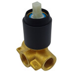 INVENA - Těleso pro podomítkové baterie černé bez přepínače, 35 mm, 1-funkce SC-B1-449-P