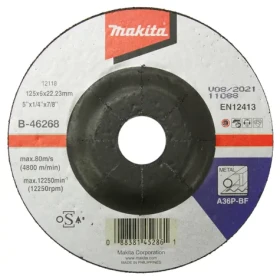Makita B-46268 Hrubovací kotouč 125x22.23mm / pro broušení ocelových obrobků (B-46268)