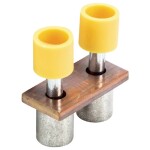 Weidmüller Z-series, Accessories, Cross-connector, For the terminals, No. of poles: 2 ZQV 2.5/2 1608860000-60 žlutá 60 ks