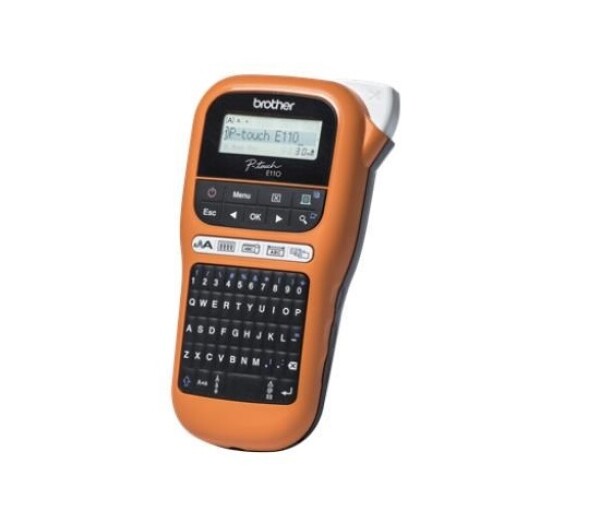 BROTHER tiskárna štítků PT-E110VP - 12mm, pásky TZe - popisovač - pro elektrikáře - s kufrem