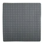 MSV QUADRO Premium protiskluzová podložka do sprchy šedá / SBS kaučuk / 54 x 54 cm