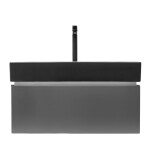 Koupelnová skříňka s umyvadlem SAT Feel 80x30x46 cm antracit SATFEEL80ANTU3B SATFEEL80ANTU3B