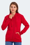 Slazenger KATYA Women's Sweatshirt Red