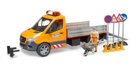 Bruder 02677 MB Sprinter komunální auto s příslušenstvím