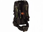 Batoh HAVEN RIDE-KI 22l black/green, s chráničem páteře