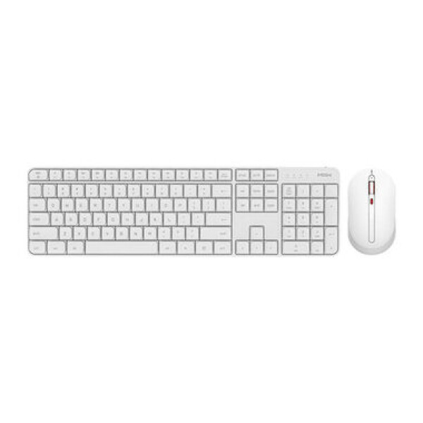 MIIIW Wireless Keyboard and Mouse Combo Set bílá / Bezdrátová klávesnice + myš / 1600 DPI (MWWC02)