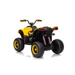 Mamido Dětská elektrická čtyřkolka Fast Wheel 4x4 žlutá