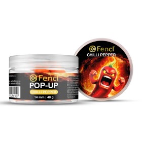 Fencl Boilies Pop Up Chilli Pepper - 14mm 40g,Fencl Boilies Pop Up Chilli Pepper - 14mm 40g