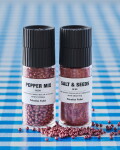 Nicolas Vahé Sada soli a pepře Ruby salt and seeds / pepper mix, růžová barva, sklo