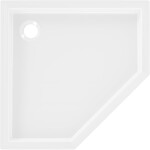 MEXEN - Flow+ pětiboká sprchová vanička 80 x 80, bílá lesk 46P108080H