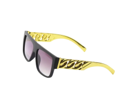 Dovoz Brýle 90. léta černo-zlaté