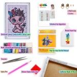 Antistresové omalovánky TSvetnoy TSvetnoy, LC043e, Diamond painting - diamantové malování, 20 x 30 cm, Malý Indián