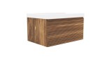 Koupelnová skříňka s umyvadlem Naturel Elsa 79x35x45,5 cm eben mat ELSA80EBU4 ELSA80EBU4