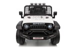 Mamido Elektrické autíčko Speed Offroad bílé | 4x45W | EVA kola | 12V 7Ah | EKO kůže