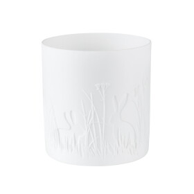 Räder Porcelánový svícen Rabbit meadow, bílá barva, porcelán