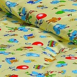 Stanex Dětské ložní povlečení bavlněné Balónky žluté (LS304)