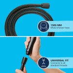 GROHE - Hadice Sprchová hadice VitalioFlex Metal Long-Life 1,5 m, černá 27502KS1