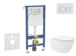 GEBERIT - Duofix Set předstěnové instalace, klozetu Oudee Vortex a sedátka softclose, tlačítko Delta20, alpská bílá SANI11CA3193B