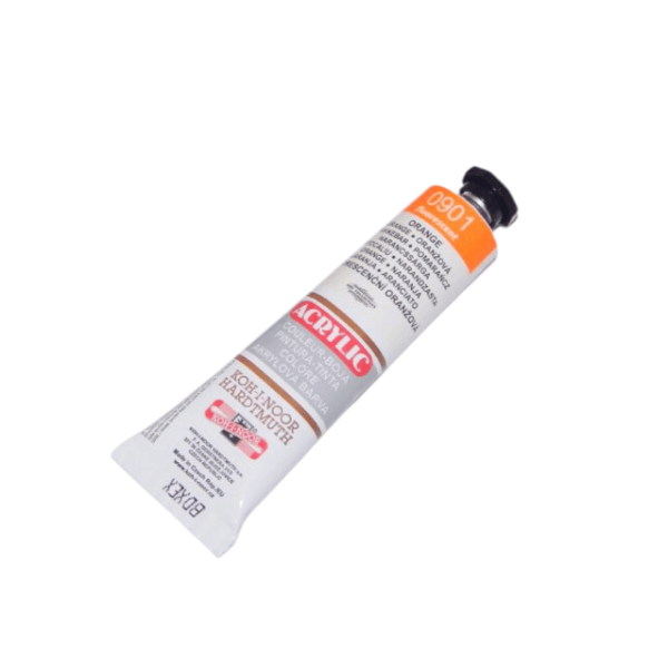 Koh-i-Noor akrylová barva 40 ml fluo oranžová 0901