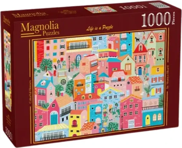 MAGNOLIA Puzzle Barevné domy