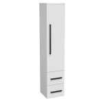 Koupelnová skříňka vysoká SAT Cube Way 32,5x163x33 cm bílá lesk CUBE3CHV35BL CUBE3CHV35BL