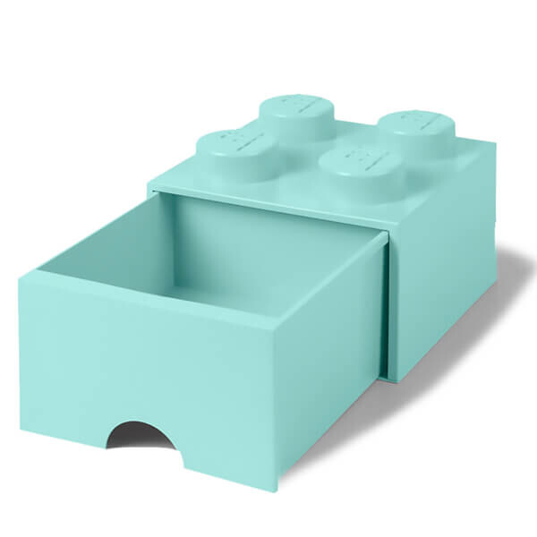 LEGO Úložný box šuplíkem aqua