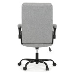 Kancelářské křeslo, houpací mechanismus, šedá látka, KA-K3104 GREY