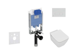 IDEAL STANDARD - ProSys Set předstěnové instalace, klozetu a sedátka Strada II, tlačítka Oleas M1, Aquablade, SoftClose, chrom ProSys80M SP102