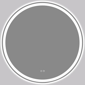 CERANO Koupelnové LED zrcadlo Eterno - Ø 90 cm