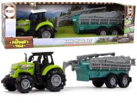 Mamido Traktor s postřikovačem zelený