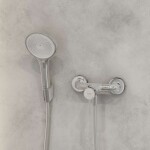 Kielle - Oudee Sprchová hlavice 130, 3 proudy, chrom/bílá 20402011