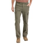 Bushman Pánské kapsáčové kalhoty Klawer, tmavá khaki 52