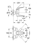 GROHE - Euroeco Special Páková umyvadlová baterie, chrom 32767000