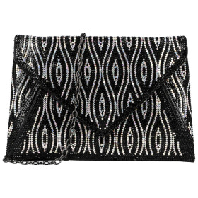 Luxusní dámské psaníčko Michelle Moon Elizara, černé